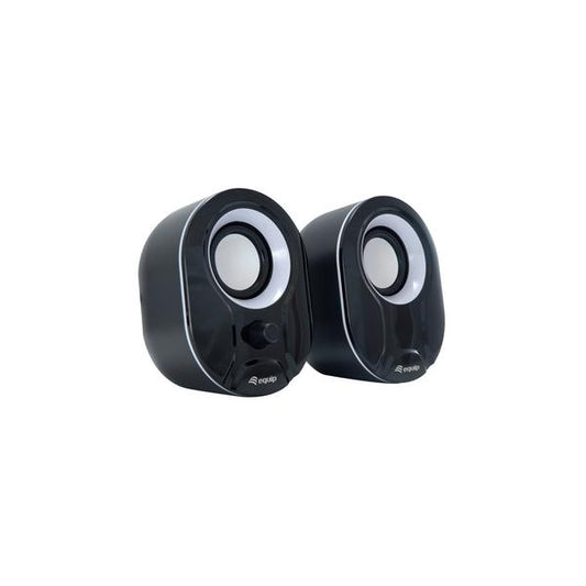 EQUIP 245333 - SPEAKER 2.0 - 6W - USB-A POWER - BLACK / WHITE