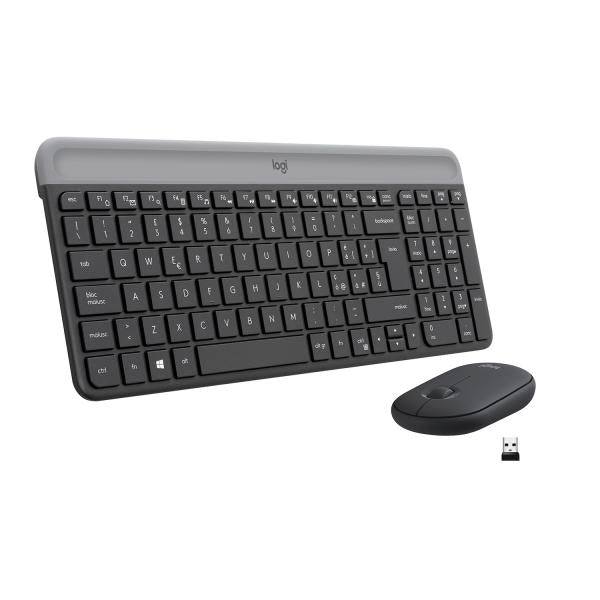 Logitech 920-009196 tastiera Mouse incluso Universale RF Wireless Grafite