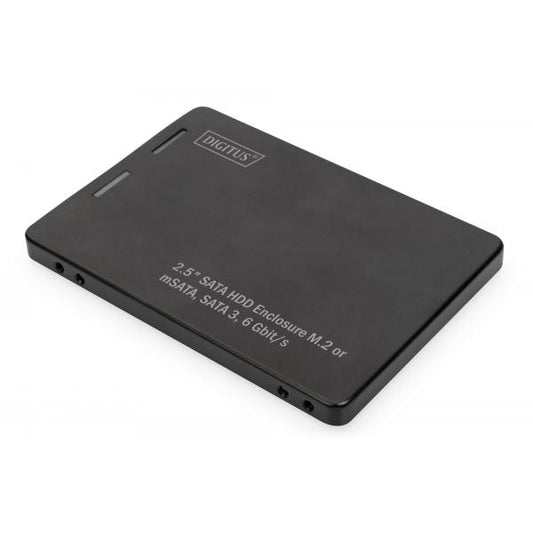 BOX ESTERNO DIGITUS DA-71118 - M.2 O mSATA SATA 3 6 Gbit/s, FINO A 520 MB/s