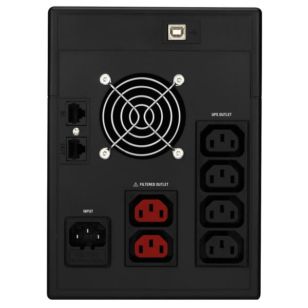 Nilox Premium Line Interactive Sinewave 3.000 gruppo di continuità (UPS) A linea interattiva 3 kVA 2100 W 4 presa(e) AC