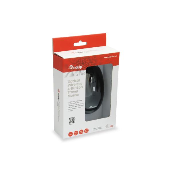 EQUIP 245104 - MOUSE WIRELESS - 4 PULSANTI - DPI SWITCH (800/1200/1600)