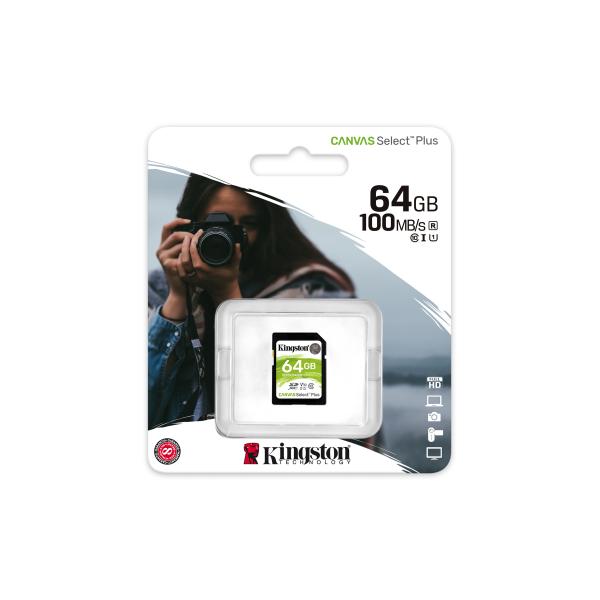 KT 64GB SDXC 100R C10 UHSI U1