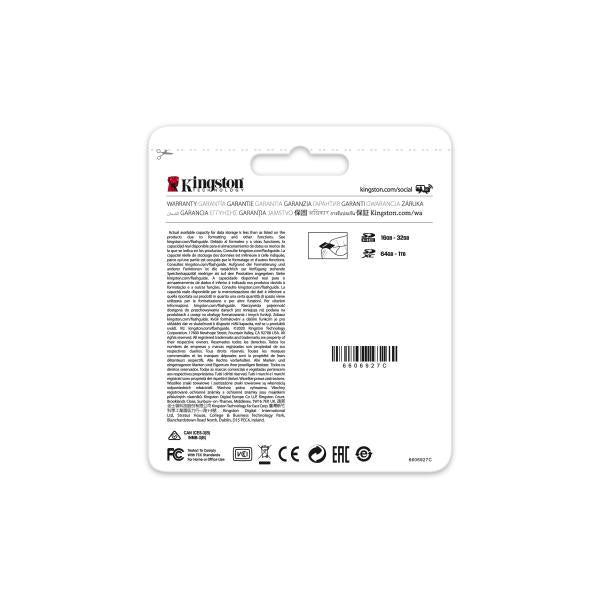 KT 64GB SDXC 100R C10 UHSI U1
