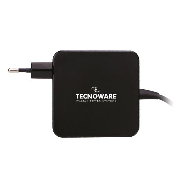 TECNOWARE FAU17563 - ALIMENTATORE UNIVERSALE 65W CON CAVO USB-C