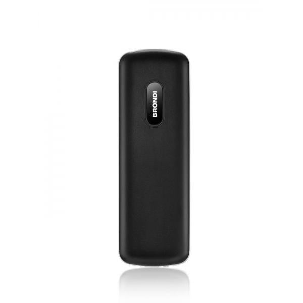 BRONDI AMICO HOME (NERO) - TELEFONO CELLULARE PER ANZIANI - TASTO SOS - TORCIA - CONTROLLO REMOTO - ANNUNCIO VOCALE - BASE DI RICARICA