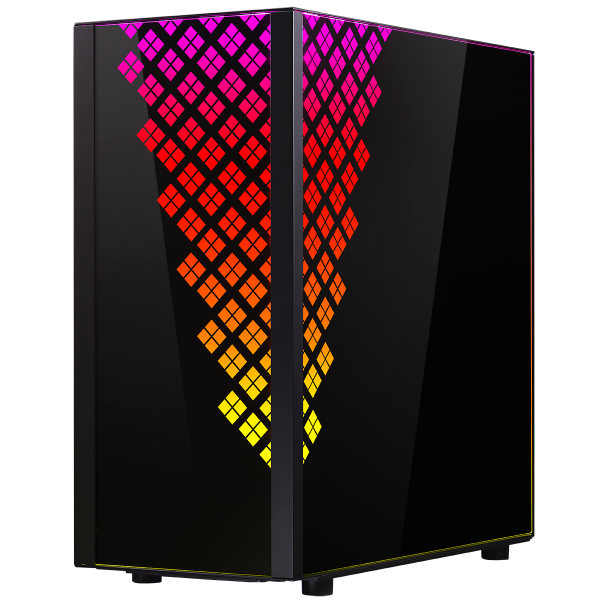 BITFENIX CASE MID.T DAWN RGB TG BLACK