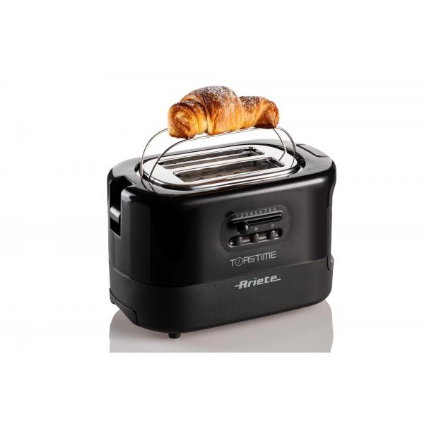 ARIETE TOASTIME NERO (0159/02) - TOSTAPANE ELETTRICO - 9 LIVELLI DORATURA - 700W