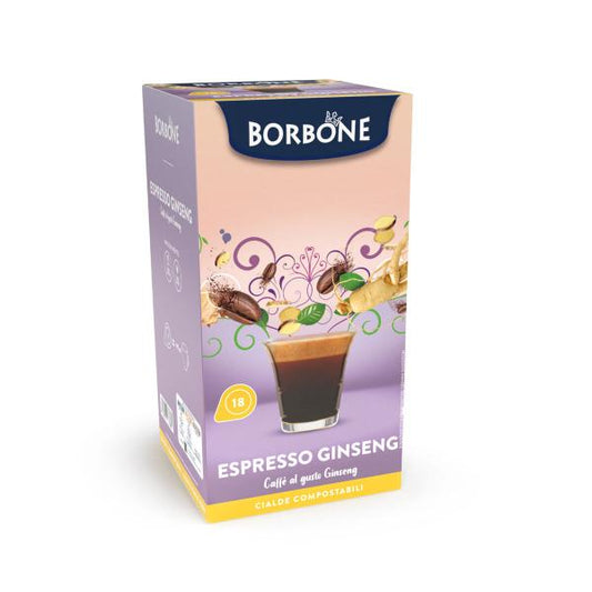 CIALDE ESE 44MM CAFFE'' BORBONE GINSENG - BOX 18PZ