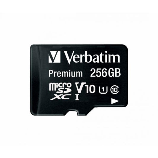 VERBATIM PREMIUM MICRO SD 256GB CLASSE 10