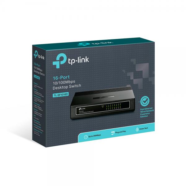 TP-LINK 16 PORTE 10/100 DESKTOP SWITCH
