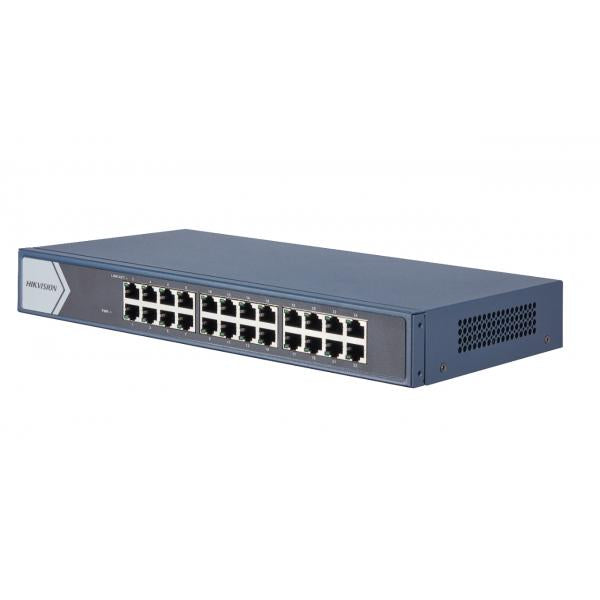 HIKVISION DS-3E0524-E - DESKTOP SWITCH 24 PT 10/100/1000M RJ45 CASE METALLO