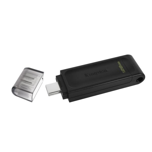 KINGSTON DATATRAVELER 70 128GB (DT70/128GB) - PEN DRIVE 128GB TYPE-C