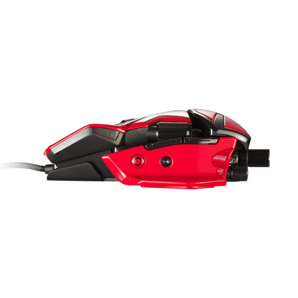 MAD CATZ GAMING MOUSE R.A.T. 8+ADV OPTICAL GAMING MOUSE, RED ALLUMINIO +16