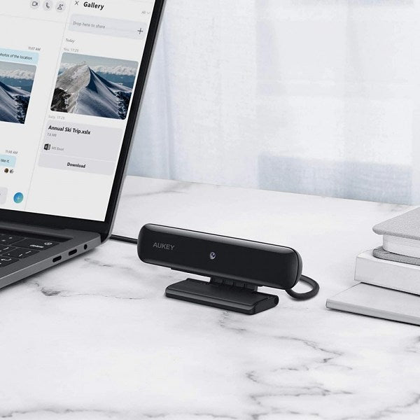AUKEY PC-W1 webcam 2 MP USB Nero - (AUKEY PC-W1 webcam 2 MP USB Nero)