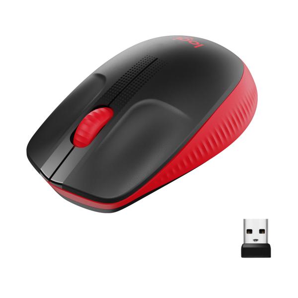 LOGITECH M190 MOUSE WIRELESS ROSSO
