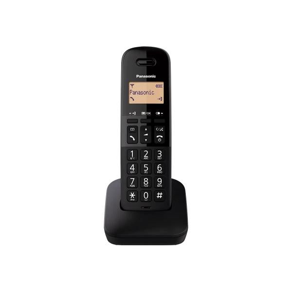 PANASONIC KX-TGB610JT (NERO) - TELEFONO CORDLESS - IMPUGNATURA ANTISCIVOLO - AUTONOMIA IN CHIAMATA 18H