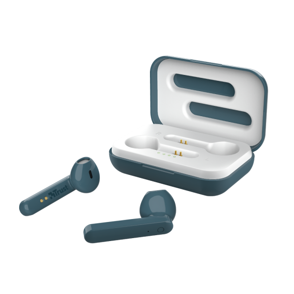 TRUST PRIMO TOUCH (23780) - AURICOLARI WIRELESS BLUETOOTH 5.0 - BLUE