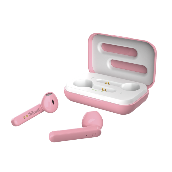 TRUST PRIMO TOUCH (23782) - AURICOLARI WIRELESS BLUETOOTH 5.0 - ROSA