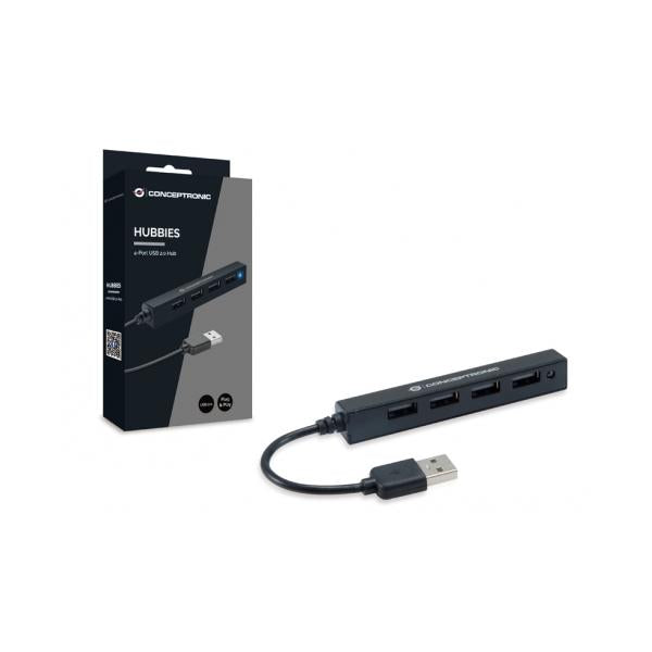 CONCEPTRONIC HUBBIES05B - HUB USB-A 4-PT USB-A 2.0