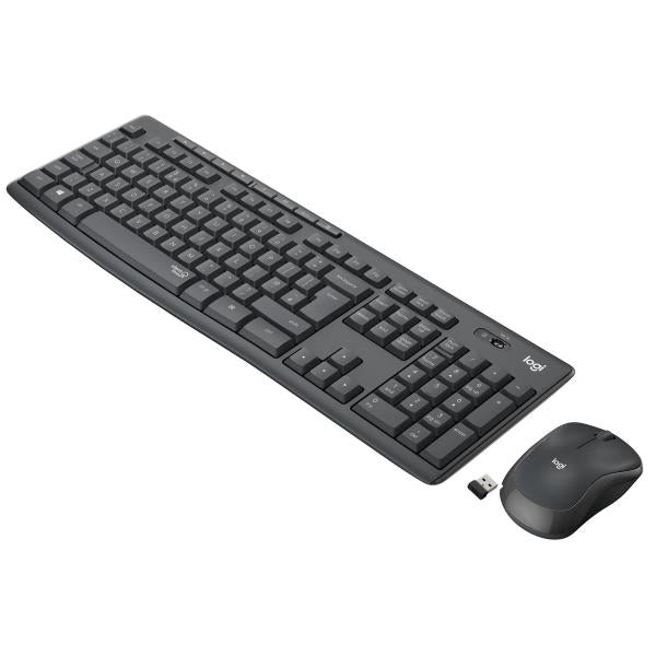 TASTIERA LOGITECH MK295 SILENT - CON MOUSE WIRELESS BK 920-009797