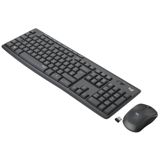TASTIERA LOGITECH MK295 SILENT - CON MOUSE WIRELESS BK 920-009797