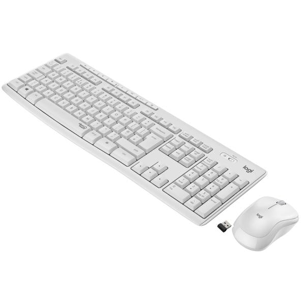 TASTIERA LOGITECH MK295 SILENT - CON MOUSE WIRELESS WHITE 920-009821