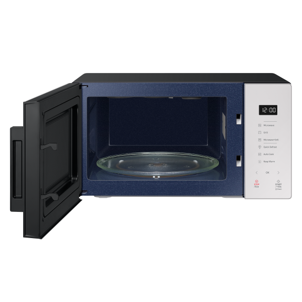 Samsung MG23T5018GE/ET forno a microonde Nero, Bianco Microonde combinato Superficie piana 800 W