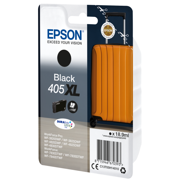 Epson 405XL cartuccia d'inchiostro 1 pz Originale Resa elevata (XL) Nero