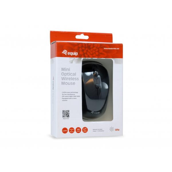 EQUIP 245108 - MOUSE WIRELESS - DPI SWITCH (800/1200/1600)