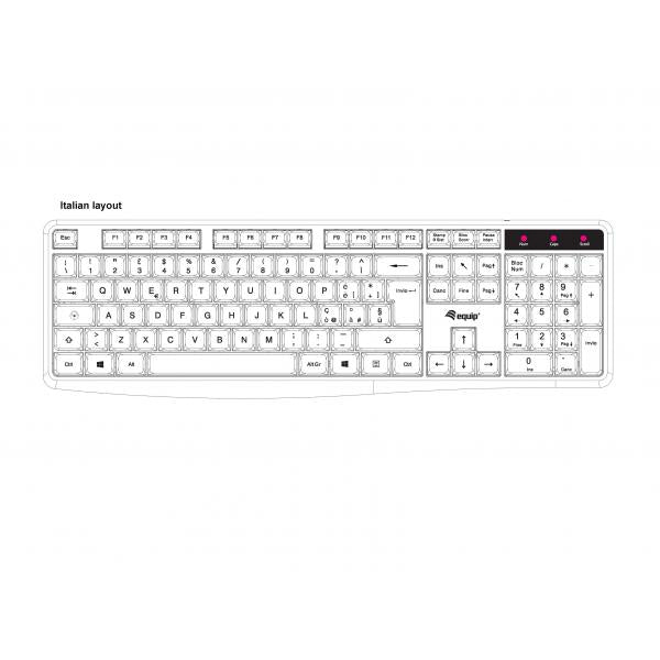 EQUIP 245213 - TASTIERA WIRED USB