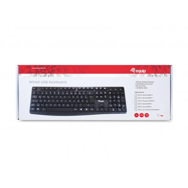 EQUIP 245213 - TASTIERA WIRED USB