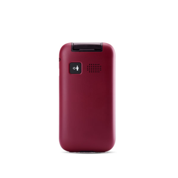 PANASONIC KX-TU400EXR RED EASY PHONE CLAMSHELL 2.4"