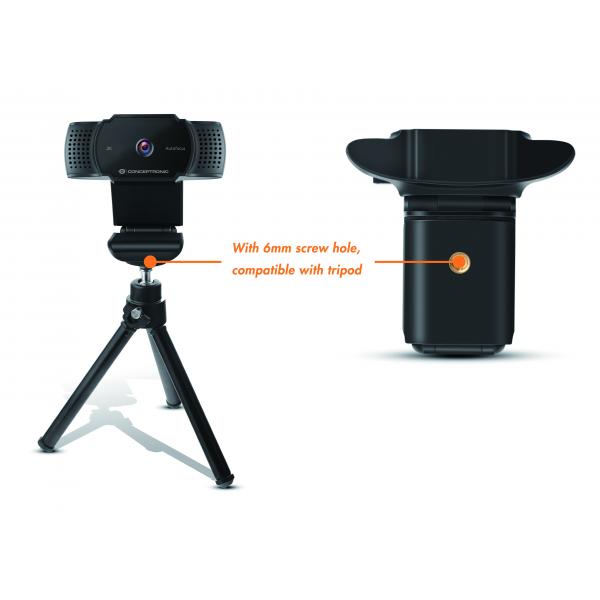 CONCEPTRONIC AMDIS02B - WEBCAM 2K SUPER HD AUTOFOCUS