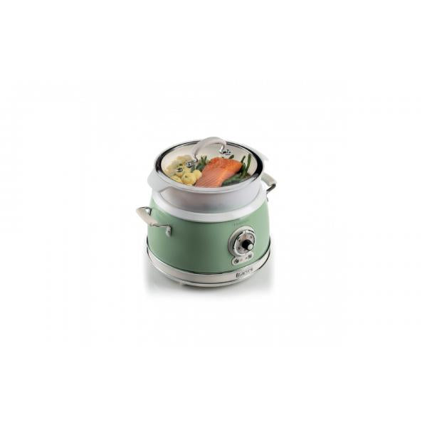 ARIETE CUOCIRISO VINTAGE VERDE (2904/04) - 5 FUNZIONI COTTURA - 3.5LT (RISO 1.8LT) - 700W