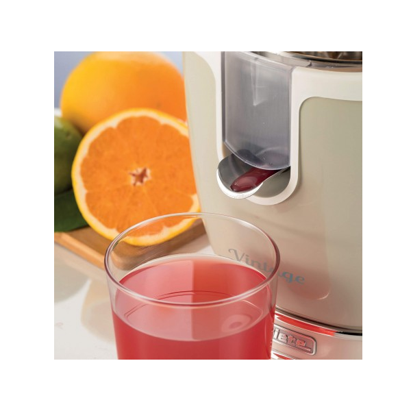 ARIETE SPREMIAGRUMI VINTAGE BEIGE (0413/03) - CHASSIS IN METALLO - 2 CONI - MOTORE SILENZIOSO - 85W