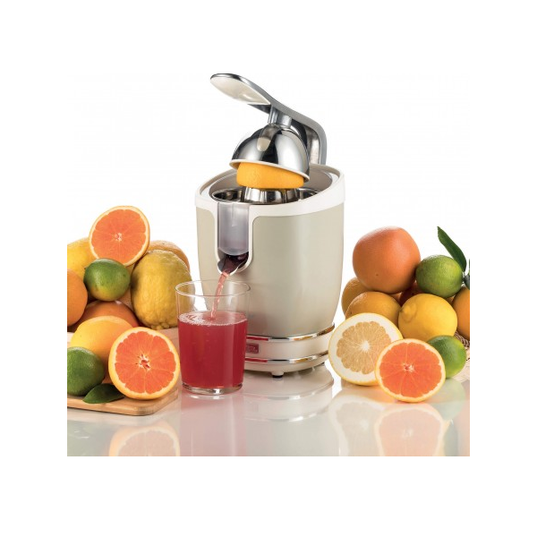 ARIETE SPREMIAGRUMI VINTAGE BEIGE (0413/03) - CHASSIS IN METALLO - 2 CONI - MOTORE SILENZIOSO - 85W