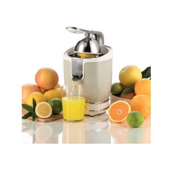 ARIETE SPREMIAGRUMI VINTAGE BEIGE (0413/03) - CHASSIS IN METALLO - 2 CONI - MOTORE SILENZIOSO - 85W