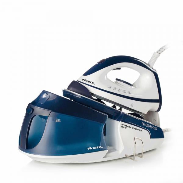 ARIETE STEAM POWER EASY (5571) - FERRO DA STIRO CON CALDAIA - PIASTRA CERAMICA - COLPO VAPORE 130 GR/MIN - 2400W