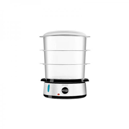 CECOTEC VAPORITA VAPORIERA ELETTRICA 3000 INOX CON 800W 3 RECIPIENTI E TIMER 60 MINUTI