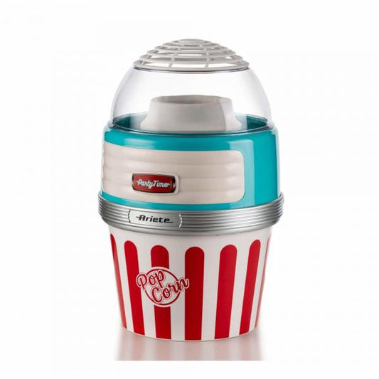 ARIETE POP CORN XL CELESTE (PARTY TIME) (2957/01) - MACCHINA PER POP CORN - DESIGN VINTAGE - 1100W