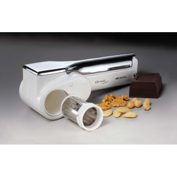 ARIETE GRATI'' METAL (0044) - GRATTUGIA ELETTRICA CORDLESS - MANICO IN METALLO - 1500 MAH