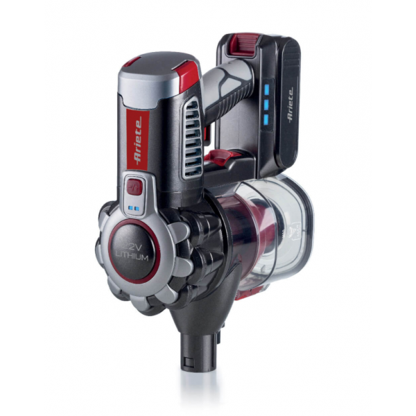 ARIETE 22V LITHIUM ROSSO (2757/00) - SCOPA ELETTRICA ASPIRAPRICIOLE WIRELESS - FILTRO HEPA