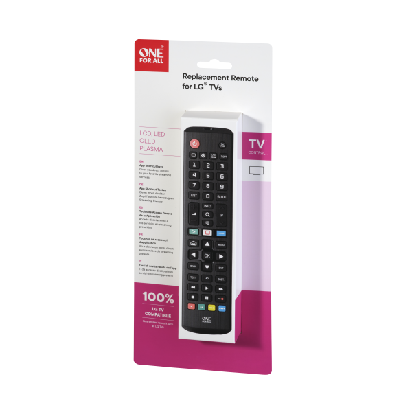ONE FOR ALL TELECOMANDO DEDICATO TV LG