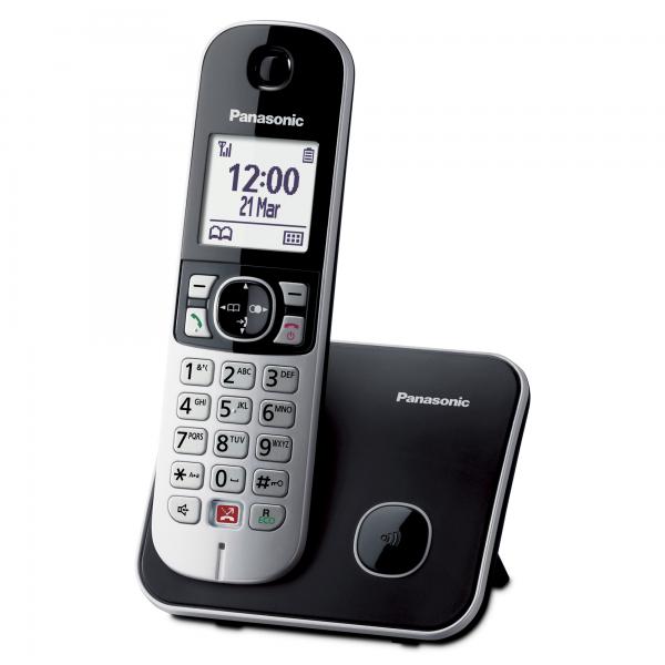 PANASONIC KX-TG6851JTB CORDLESS DECT BLACK/SILVER