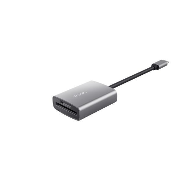 Trust 24136 lettore di schede USB 3.2 Gen 1 (3.1 Gen 1) Type-C Alluminio