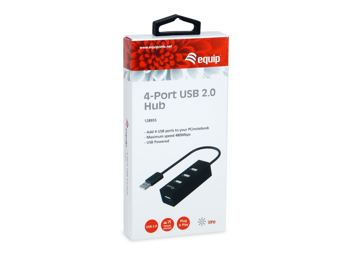 EQUIP 128955 - HUB USB-A 4-PT 2.0