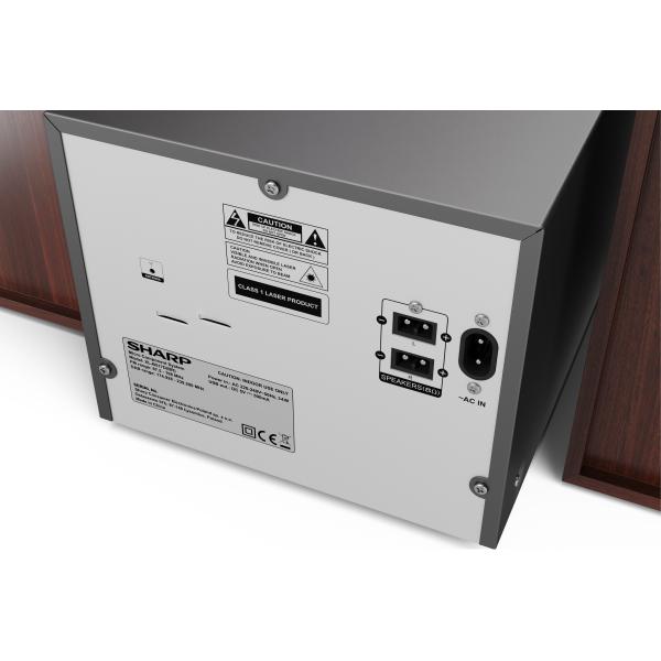 SHARP XL-B517D(BR) - MICRO HIFI - 45W - USB PLAYER - DAB+ - BLUETOOTH - BROWN