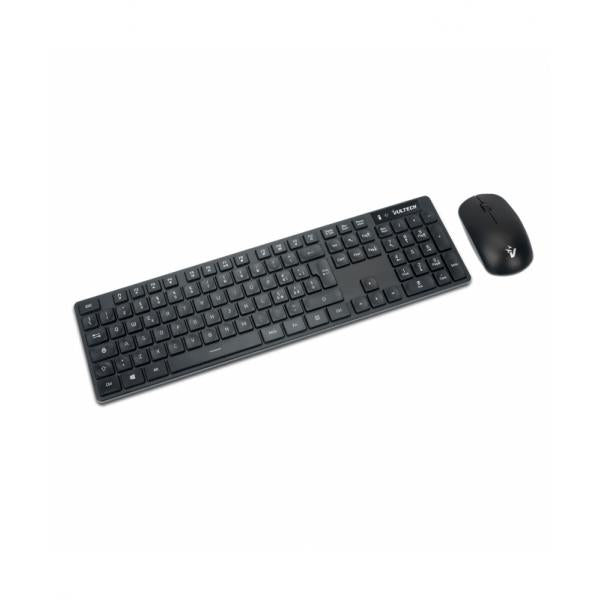 VULTECH KM-831W - KIT WIRELESS SLIM TASTIERA + MOUSE CON 1600DPI REGOLABILI
