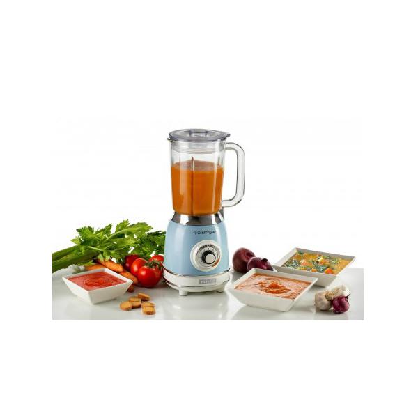 ARIETE FRULLATORE VINTAGE CELESTE (0583/05) - 1,5L - 4 VELOCITA'' + PULSE - TRITAGHIACCIO - 1000W