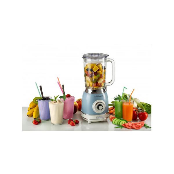 ARIETE FRULLATORE VINTAGE CELESTE (0583/05) - 1,5L - 4 VELOCITA'' + PULSE - TRITAGHIACCIO - 1000W